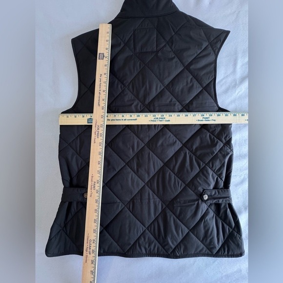 J. Crew Men's Quilted Vest - Black and Green Size Medium - Picture 8 of 8